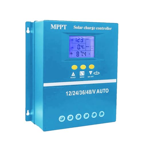 Asinfter 100A MPPT Solarladeregler 12V 24V 36V 48V Batteriesystem Auto, PV-Solarpanel-Regler