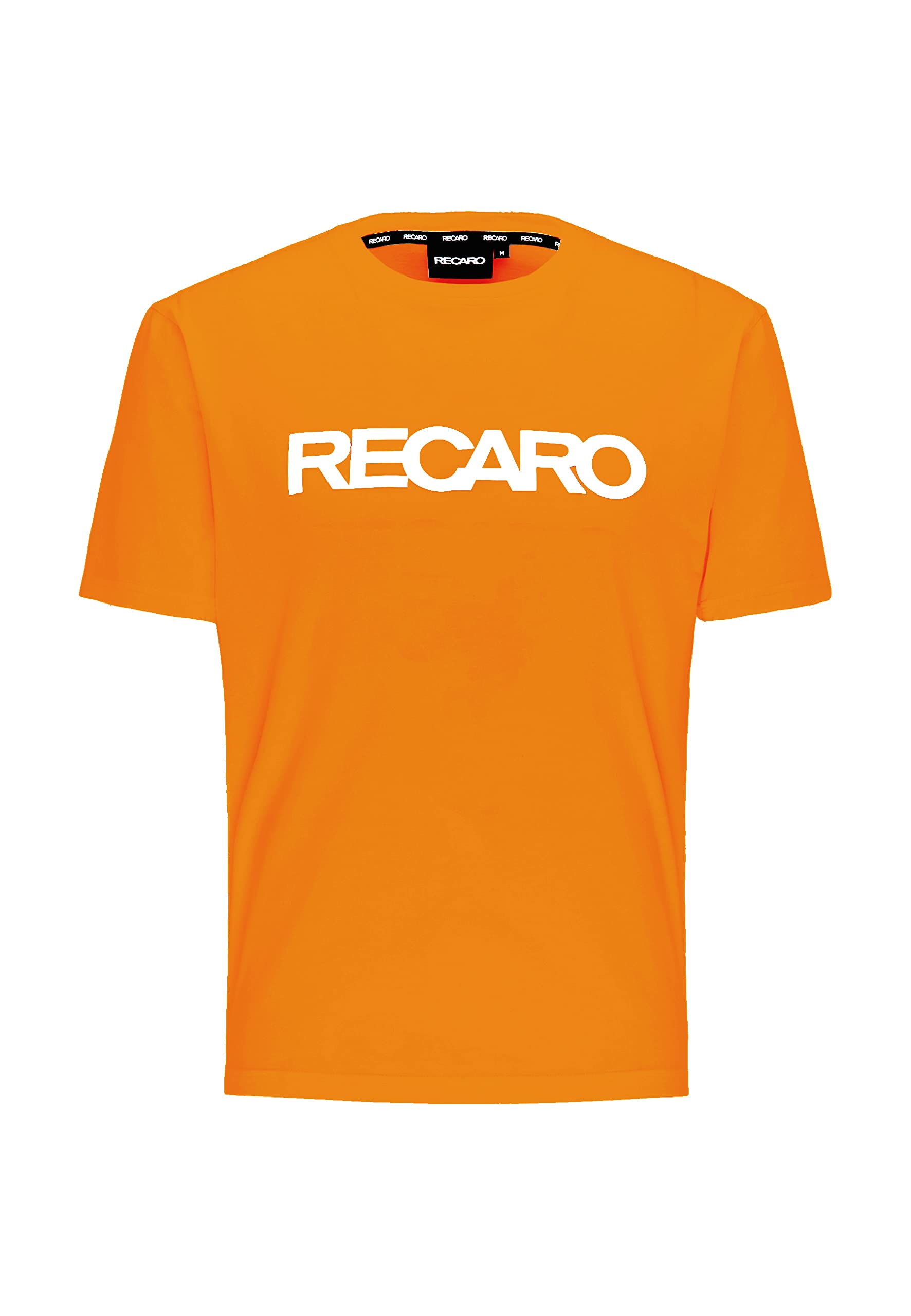 RECARO T-Shirt Originals | Herren Shirt, Rundhals | 100% Baumwolle | Made in Europe, Farbe:Orange, Größe:M