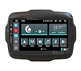 Costum fit Autoradio für Jeep Renegade Android GPS Bluetooth WiFi Dab USB Full HD Touchscreen Display 9" Easyconnect