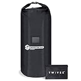 TWIVEE - 2 in 1 Rucksack Schutzhülle und Regenschutz - Flight Cover für Backpack - Flugzeug - Überzug in Flexibler Größe - 60 bis 110 Liter Volumen einstellbar - Ideal für Reiserucksack