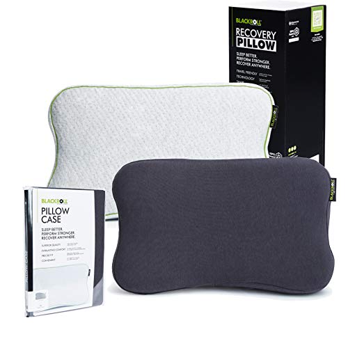 BLACKROLL® Recovery Pillow Set Jersey, orthopädisches HWS Nackenkissen aus Memory-Foam - Made in Germany