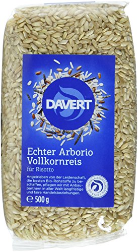 Davert Arborio Reis braun für Risotto, 6er Pack (6 x 500 g) - Bio