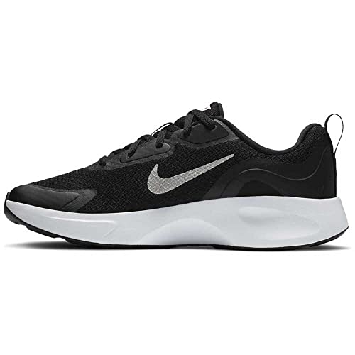Nike Boys WearAllDay (GS) Sneaker, Black/White, 38.5 EU