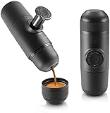 Yilu Tragbare Espressomaschine, Mini Manuelle Kaffeemaschine, Leicht Tragbare Kaffeemaschine, Kompatibel mit Tasse Kapsel und Gemahlene Tragbare Kaffeemaschine