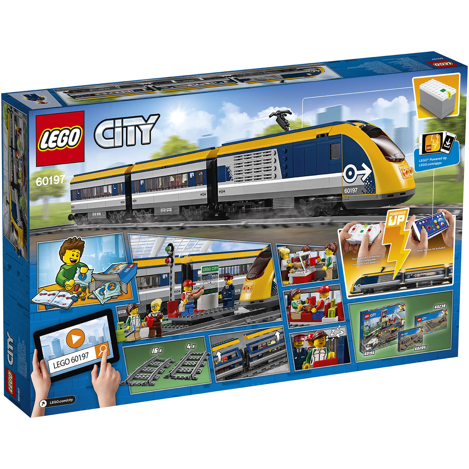 LEGO City: Personenzug & Gleis Bluetooth RC Set (60197) 4