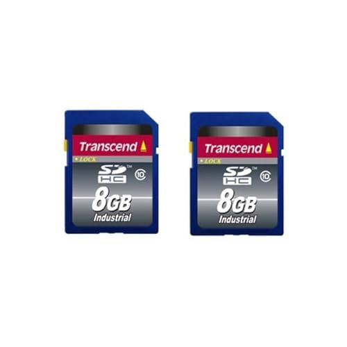 2X Transcend TS8GSDHC10I - 8 GB SD-Karte (Industrial)