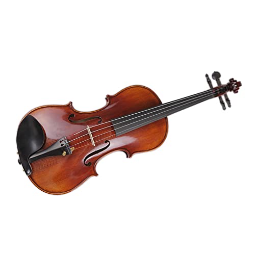 Erwachsene Violine Handgefertigte Violine Natürlich geflammter Ahorn 4/4 Violinmusikinstrument mit komplettem Zubehör (Farbe: 3/4)