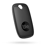 Tile Pro (2022) Bluetooth Item Finder, 1 Stück, 120 m Reichweite, funktioniert mit Alexa und Google Smart Home, iOS- und Android-kompatibel, Find Your Keys, Fernbedienungen und mehr, schwarz