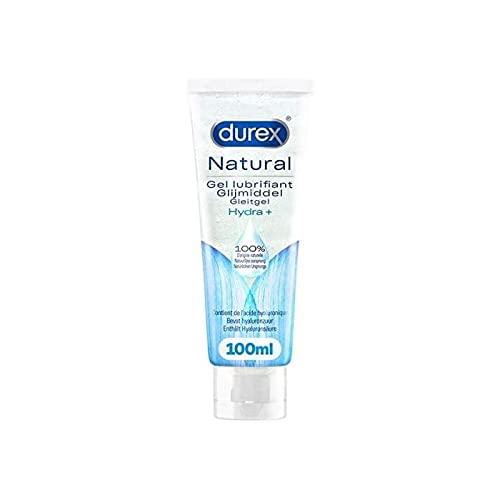 DUREX Durex Play Gel – natürliches Gleitmittel mit Hyaluronsäure, 100 ml, 2 Stück