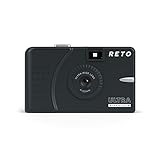 RETO Ultra Wide und Slim 35 mm Wiederverwendbare Tageslicht-Filmkamera – 22 mm Weitwinkelobjektiv, fokusfrei, leicht, einfach zu bedienen (Dunkelgrau)