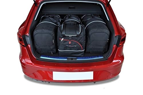 KJUST Dedizierte Reisetaschen 4 STK Set kompatibel mit SEAT Leon ST III 2013 -