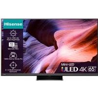 Hisense 65U8KQ, LED-Fernseher - 164 cm (65 Zoll), schwarz/anthrazit, UltraHD/4K, Triple Tuner, HDR10, WLAN, LAN, Bluetooth. Free-Sync, 120Hz Panel [Energieklasse G] (65U8KQ)