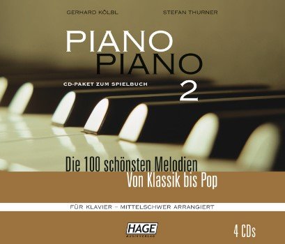 Edition Hage Piano Piano Vol. 2 - 4 CD's