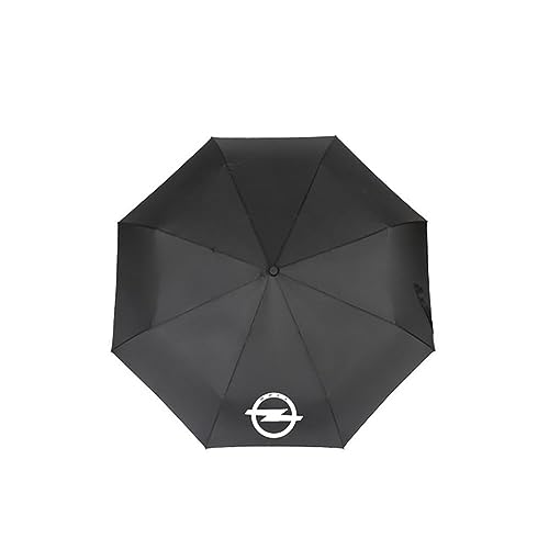 WADRI Vollautomatischer Faltbarer Auto Regenschirm, für Opel Zafira 2008-2013 Auto-Luxus-Regenschirm Faltbarer Reiseschirm Kompakter Regenschirm