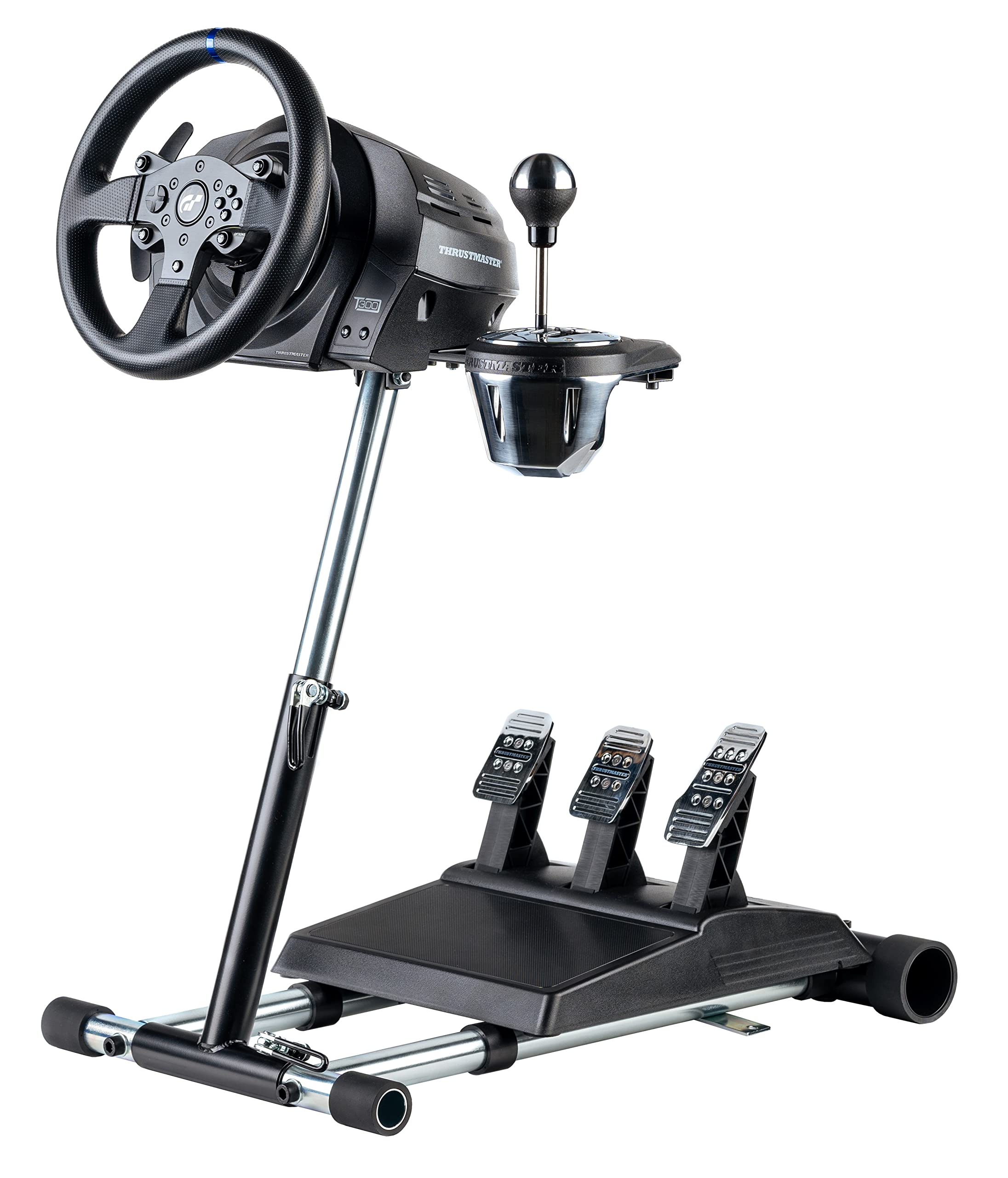 Wheel Stand Pro Deluxe V2 Lenkrad und Pedalständer für Thrustmaster TS-PC/T-GT/TS-XW / T150 Pro, wspt500, Schwarz