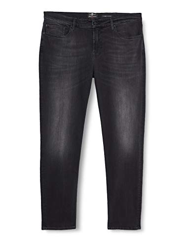 Seven for all Mankind International SAGL Herren Slimmy Tapered Fit Jeans, Schwarz (Black 0bb), W33/L32 (Herstellergröße: 33)
