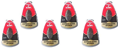 By Be The Bestest Kiwi Express Schuhputzschwamm, Schwarz, 5,9 ml, 6 Stück, Schwarz, Free Size