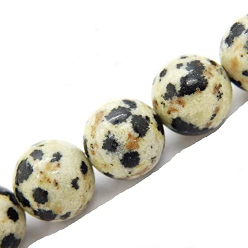 Fukugems Naturstein perlen für schmuckherstellung, verkauft pro Bag 5 Stränge Innen, Dalmatian 8mm