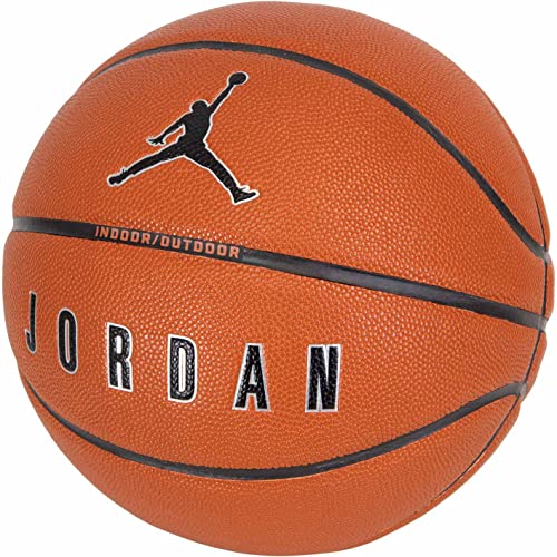 Nike Jordan Ultimate 8P Deflated Basketball Ball (7, Amber/Black)
