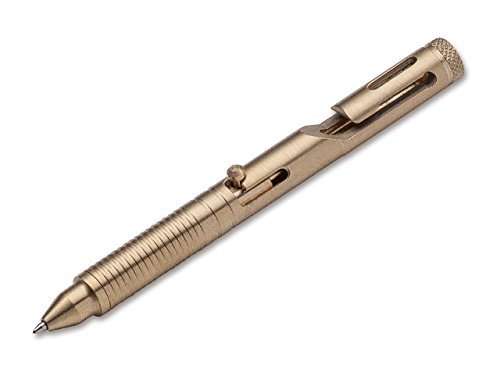 BÖKER PLUS Herren Tactical Pen Cal 45 CID Brass Stift, Gold, One Size