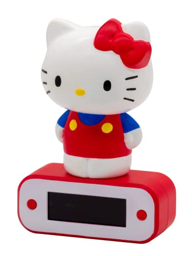 Digitaler Wecker, Hello Kitty mit LED-Lampe
