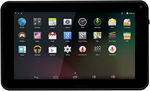 Denver TAQ-70332 7 Zoll Quad Core Tablet mit Android 8.1 GO, Schwarz