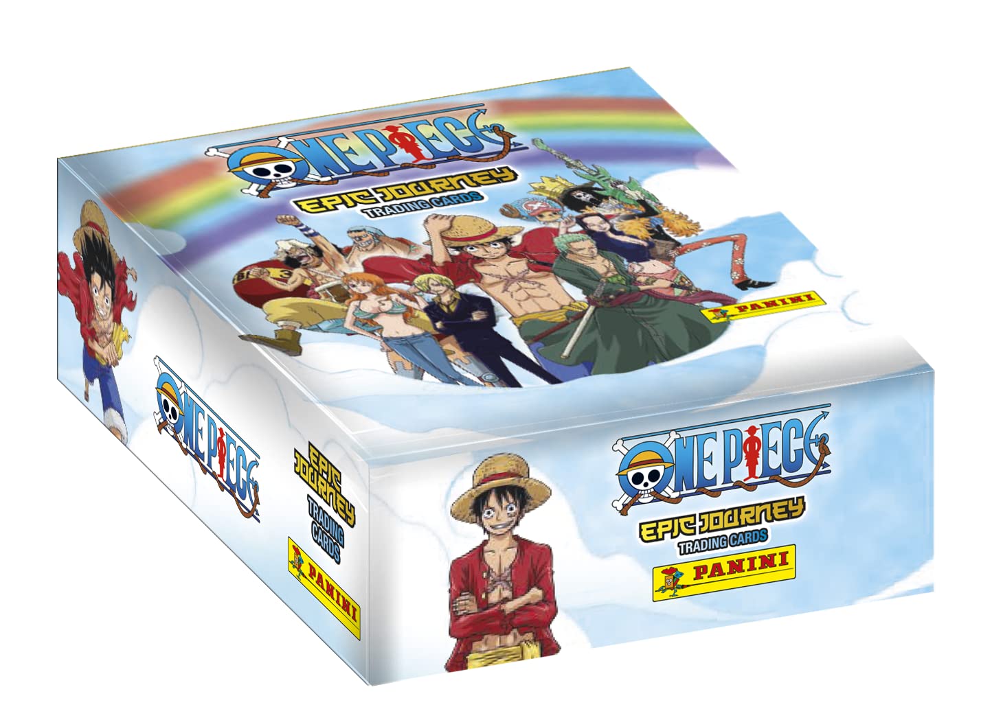 Panini 004385B16CF One Piece TC Box mit 18 Hüllen (8 Kartenhüllen)