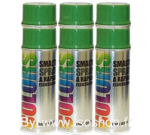 Dupli Color Farbspray, Blattgrün, RAL 6002, 6 x 400 ml