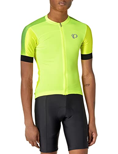 PEARL IZUMI Elite Pursuit SPD Jersey, Screaming Yellow Diffuse, X-Large