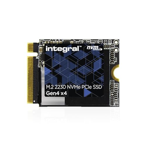 Integral 1TB M.2 NVMe 2230 PCIe Gen4 x4 SSD - Lesegeschwindigkeit bis zu 4900MB/s, Schreibgeschwindigkeit bis zu 3200MB/s - Internes Solid State Drive. Valve Steam Deck, Microsoft Surface Pro, PC &