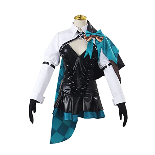 THEGIS Lynette Cosplay Kostüm Spiel Kleid Uniform Halloween Outfit Komplettset,Set-XXL