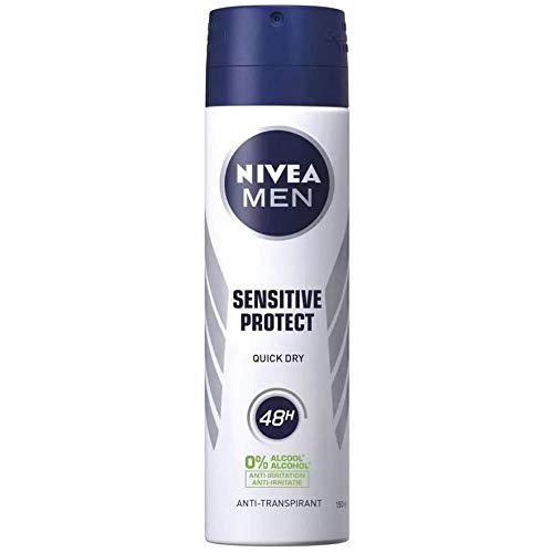 6er Pack - Nivea Deospray Men - Sensitive Protect - 150 ml