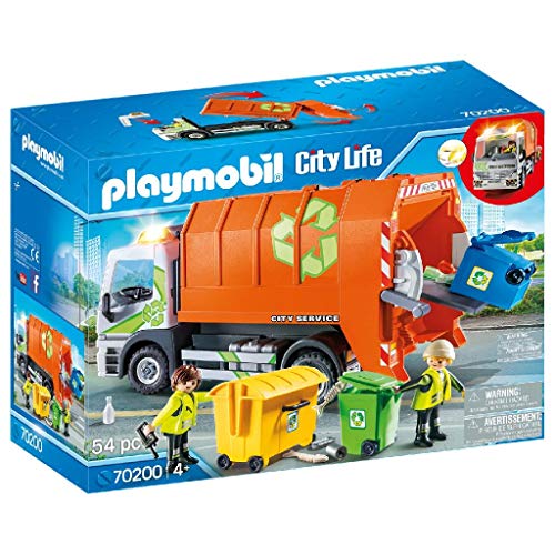 Playmobil Konstruktions-Spielset "Müllfahrzeug (70200) City Life"