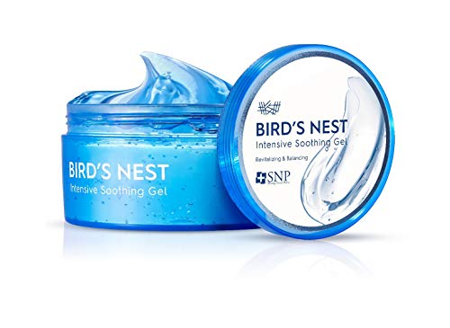 SNP – Intensives Vogelnest beruhigendes Gel – maximale Kühlung & Feuchtigkeit für alle empfindlichen Hauttypen – hervorragende Entlastung nach der Sonne – 300 g