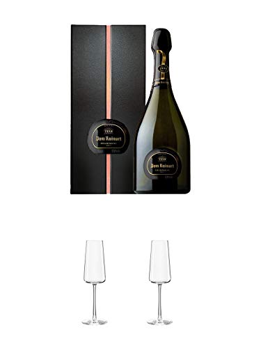 Dom Ruinart Champagner Brut 0,75 Liter + Stölzle Power Champagnerkelch 1 Stück - 1590029 + Stölzle Power Champagnerkelch 1 Stück - 1590029