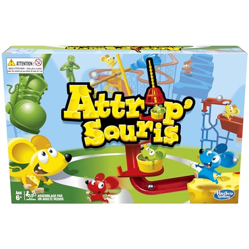Hasbro C04311010 -Attrap'Souris Mausefalle Spiele Classic - Kinderspiel French Version