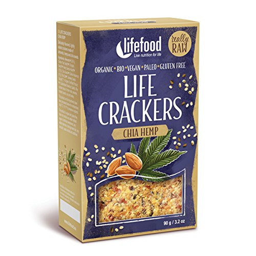 lifefood Life Crackers Chia Hanf, 2er Pack (2 x 90 g)