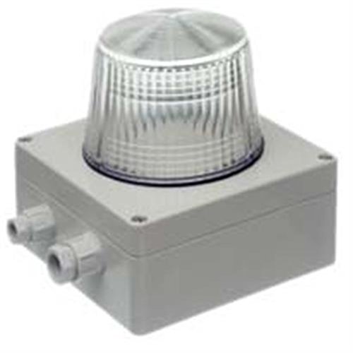Ze Kommunikationstechnik Typ 870 Fixed transparent Xenon Licht für Alarm Bissanzeiger Alarm (AC, 0,07 A, 400 g)