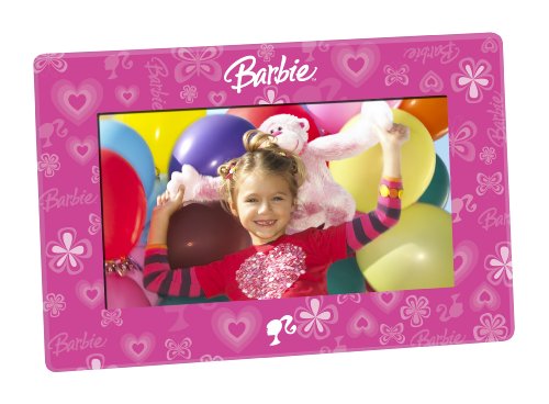 Barbie DF 700 BB Digitaler Bilderrahmen (15,2 cm (6 Zoll) Display, Fernbedienung) pink