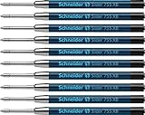 Schneider Slider 755 Kugelschreibermine (ViscoGlide-Technologie, M=Mittelstrich) 10er Packung, rot