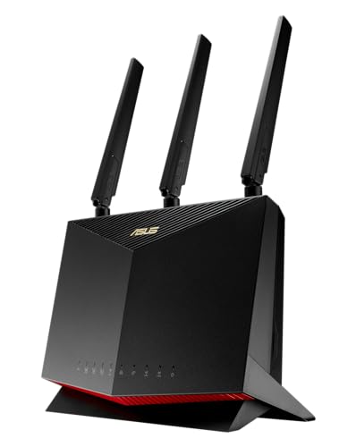ASUS 4G-AC86U AC2600 Dual Band Router mit 4G LTE-Modem, Cat.12 600 Mbps, unterstützt Gäste-Netzwerke, Aiprotection Pro und MU-MIMO Technologie
