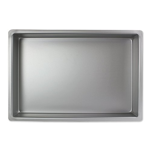 PME OBL08123 Längliche Aluminium-Backform, Silver, 20,3 x 30,5 x 7,6 cm