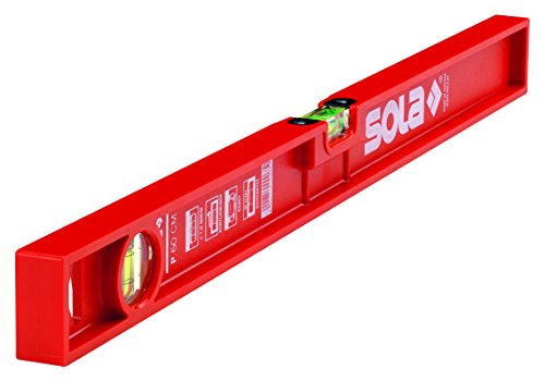 Sola 1410801 Kunststoff-Wasserwaage "P 60" cm in rot