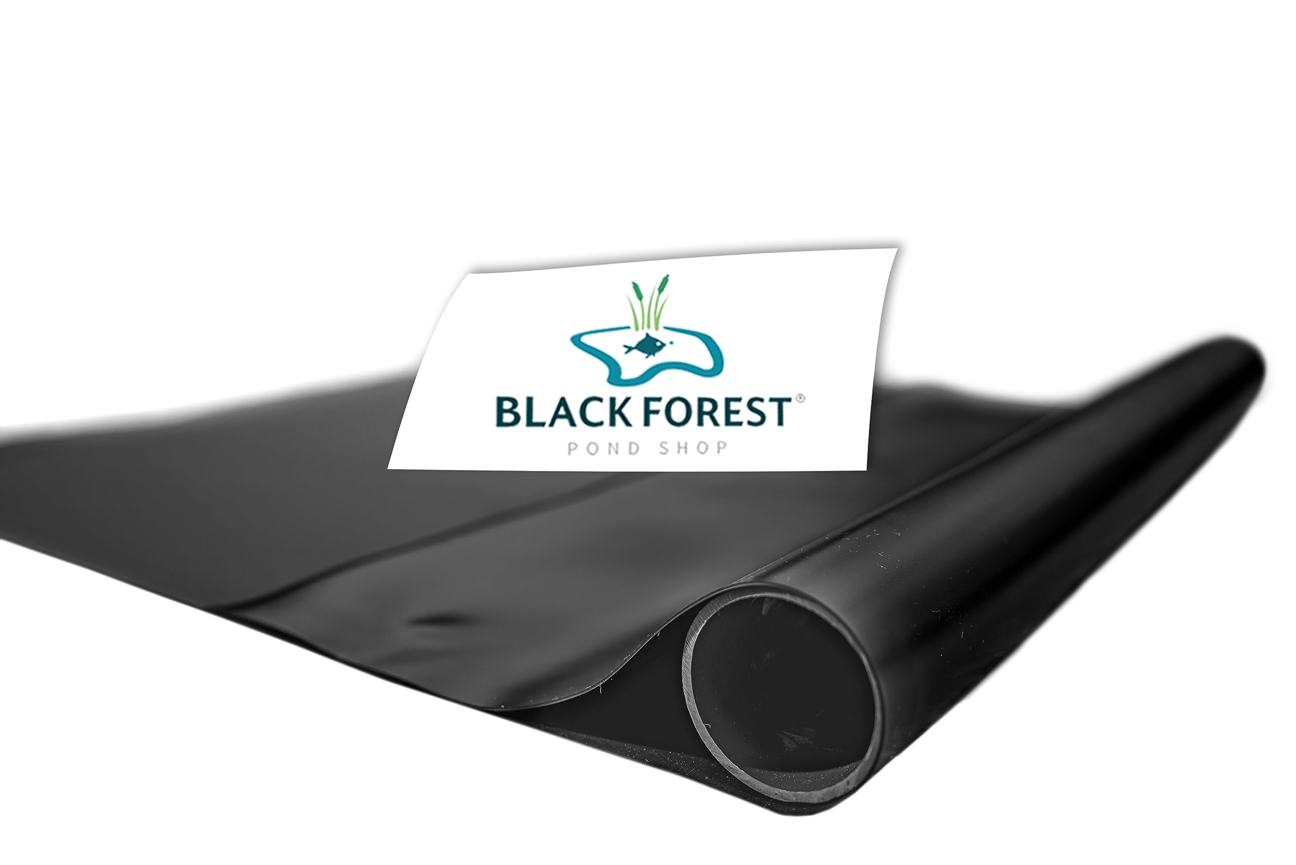 Black Forest Pond Shop PVC Teichfolie schwarz 1 mm 6 x 8 m für Schwimmteich Gartenteich Badeteich - Made in Germany 6x8m