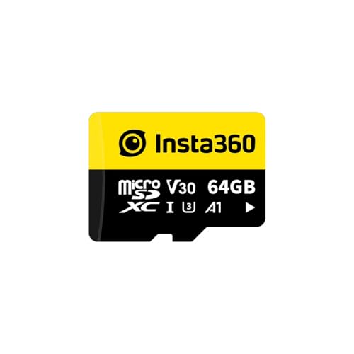 Insta360 64GB UHS-I V30 MicroSD Speicherkarte für One X/One X2 / X3 / One R/One RS/Sphere Action Kameras