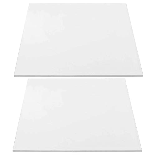 Spares2go Flexi-Kunststoff-Schale für Liebherr Kühlschrank Gefrierschrank (transparent, 466 x 296 mm, 2 Stück)