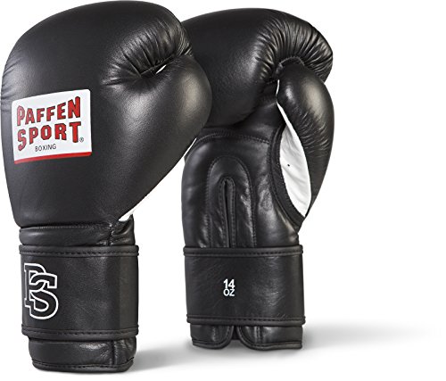 Paffen Sport Star III Boxhandschuhe für das Sparring; schwarz; 14UZ