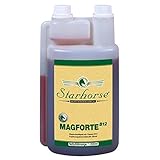 Starhorse MAGFORTE 1 L Dosierflasche Magnesiumliquid mit Vitamin B12 für Pferde