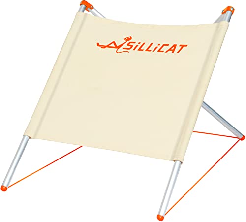 Play Sillicat Klappbare Rückenlehne, Aluminium, beige, 42 x 67 x 40 cm