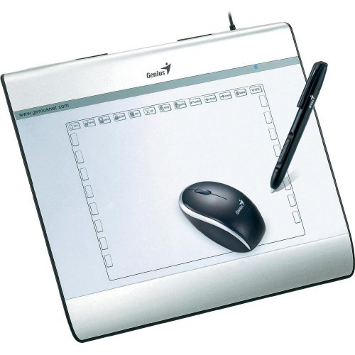 Genius MousePen i608 Grafiktablet (20,3 cm (8 Zoll) Display, 2560 LPI) inkl. Maus/Stift
